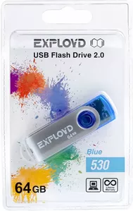 USB-флэш накопитель Exployd 530 64GB (синий) [EX064GB530-Bl] icon